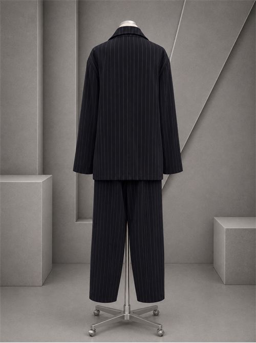 tailleur over gessato SUSY STAR | ST81551NERO